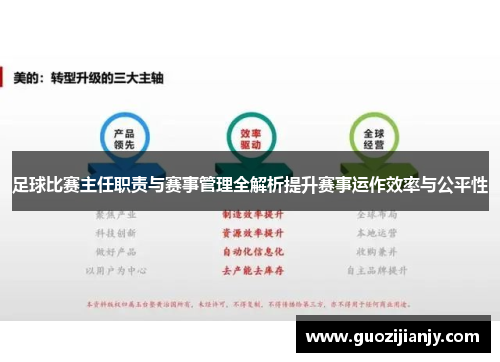 足球比赛主任职责与赛事管理全解析提升赛事运作效率与公平性 足球比赛主任职责与赛事管理全解析提升赛事运作效率与公平性